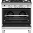 Fisher & Paykel 36-inch Freestanding Dual Fuel range with AeroTech™ Technology OR36SCG6W1 IMAGE 2