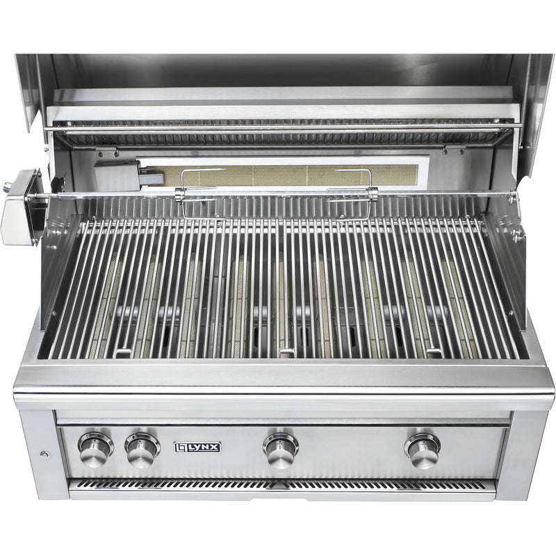 Lynx 36in Built-In Gas Grill with All Trident Burners, Flametrak & Rotisserie LF36ATR-LP IMAGE 4