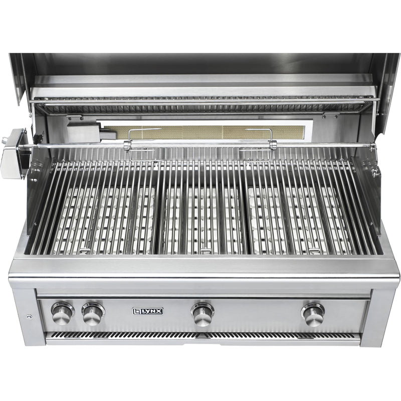 Lynx 42in Built-In Gas Grill with All Ceramic Burners & Rotisserie L42R-3-NG IMAGE 2
