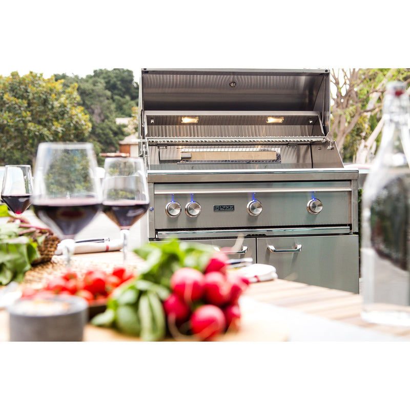 Lynx 36in Freestanding Gas Grill with All Trident Burners & Rotisserie L36ATRF-LP IMAGE 8