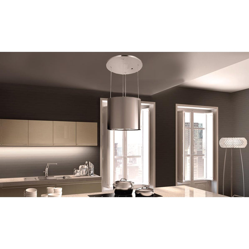 Faber 16-inch Zoom Series Island Hood ZOOMIL16SS400 IMAGE 2