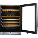 Avanti 24in 47-Bottle Elite Freestanding/Built-In Wine Cooler WCSE47R3S IMAGE 3