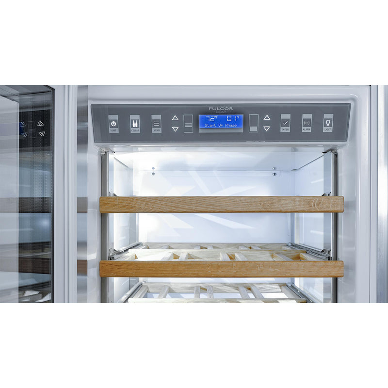 Fulgor Milano Sofia 54-Bottle Built-In Wine Cellar F7PBW24S1-L IMAGE 6