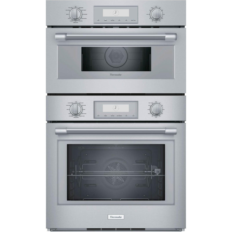 Thermador 30-inch, 6.1 cu.ft. Built-in Combination Wall Oven with Speed Oven PODMC301W IMAGE 1