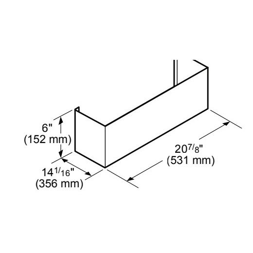 Thermador Ventilation Accessories Duct Kits CHMHP366W IMAGE 1