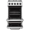 Unique Appliances 20-inch, 2.4 cu.ft. Freestanding Gas Range UGP-20G OF1 W IMAGE 4