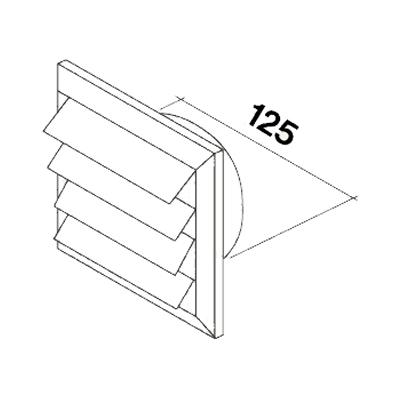 Falmec Ventilation Accessories Caps/Louvers and Collars KACL.347 IMAGE 1