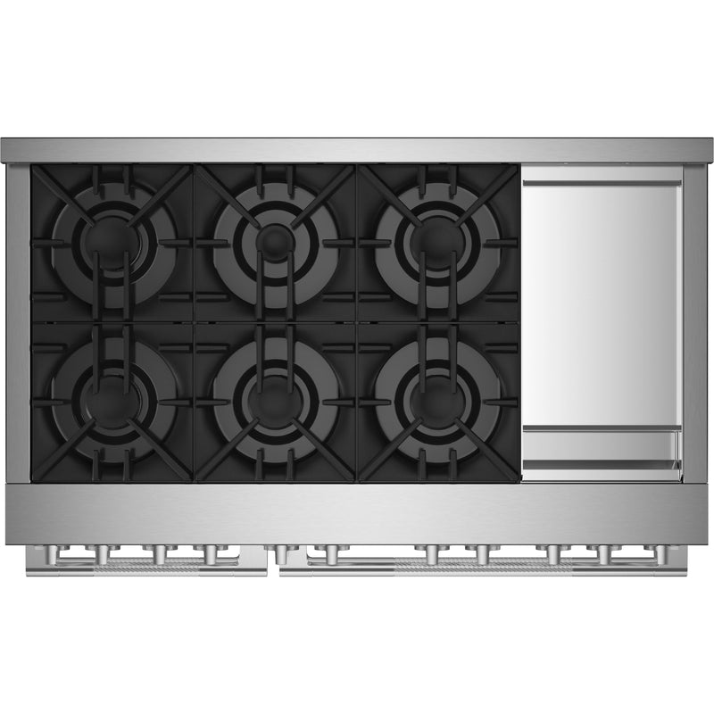 JennAir 48-inch Freestanding Gas Range with JennAir® Culinary Centre JGRP548HL IMAGE 2