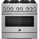 JennAir 36-inch Freestanding Dua-Fuel Range with JennAir® Culinary Centre JDRP436HL IMAGE 1