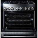 JennAir 36-inch Freestanding Dua-Fuel Range with JennAir® Culinary Centre JDRP436HL IMAGE 2