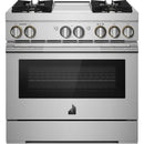 JennAir 36-inch Freestanding Dua-Fuel Range with JennAir® Culinary Centre JDRP536HL IMAGE 1