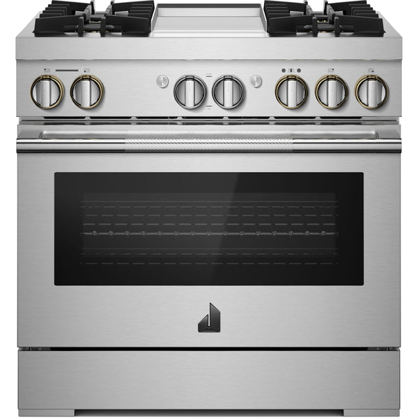 JennAir 36-inch Freestanding Dua-Fuel Range with JennAir® Culinary Centre JDRP536HL IMAGE 1