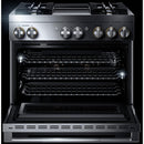 JennAir 36-inch Freestanding Dua-Fuel Range with JennAir® Culinary Centre JDRP536HL IMAGE 2