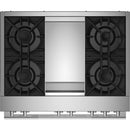 JennAir 36-inch Freestanding Dua-Fuel Range with JennAir® Culinary Centre JDRP536HL IMAGE 3