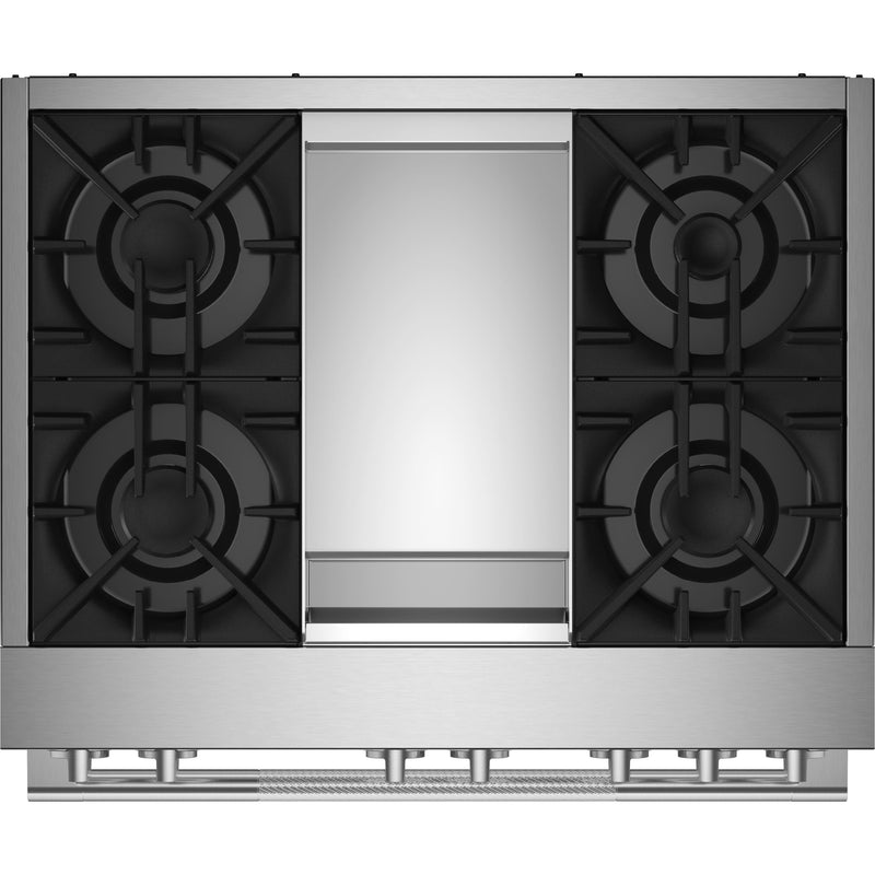 JennAir 36-inch Freestanding Dua-Fuel Range with JennAir® Culinary Centre JDRP536HL IMAGE 3