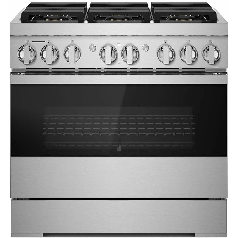 JennAir 36-inch Freestanding Dua-Fuel Range with JennAir® Culinary Centre JDRP436HM IMAGE 1