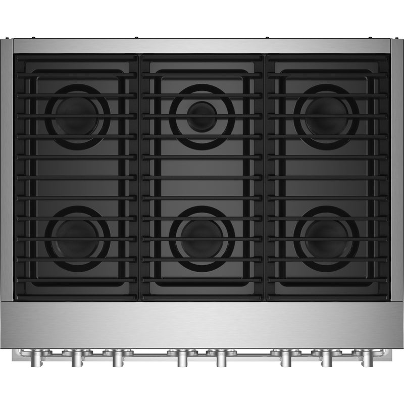 JennAir 36-inch Freestanding Dua-Fuel Range with JennAir® Culinary Centre JDRP436HM IMAGE 3