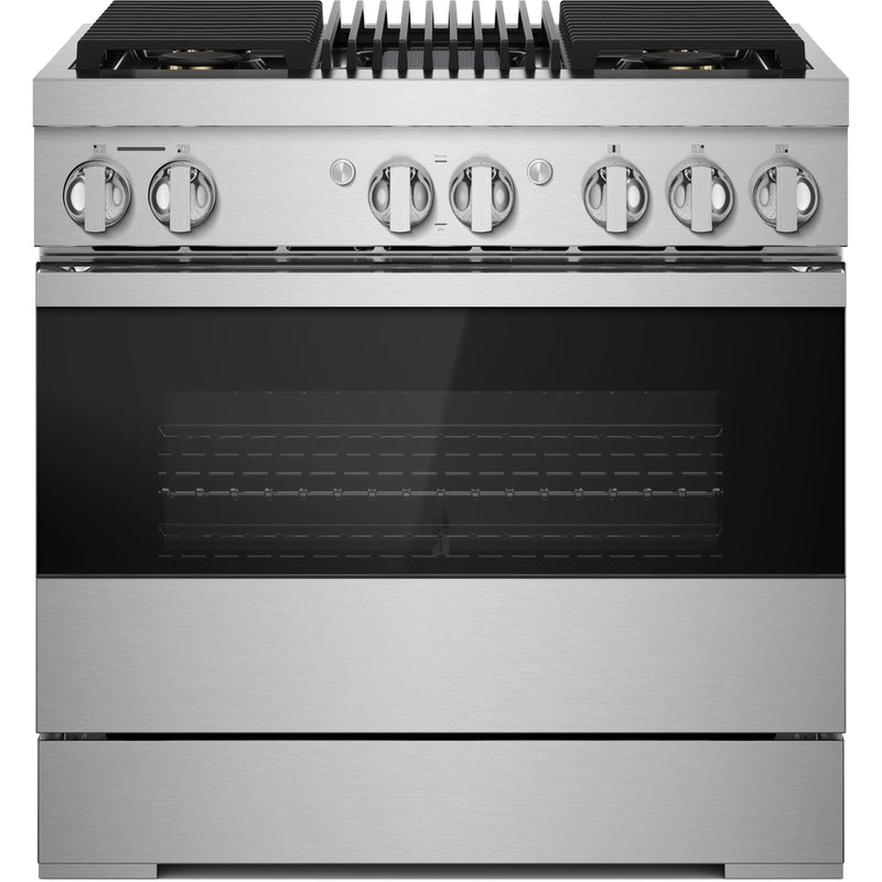 JennAir 36-inch Freestanding Dua-Fuel Range with JennAir® Culinary Centre JDRP636HM IMAGE 1