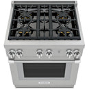 Thermador 30-inch Freestanding Gas Range with 4 burners PRG304WH IMAGE 2