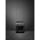 Smeg 30-inch Freestanding Dual-Fuel Range with True European Convection CPF30UGMAN IMAGE 2