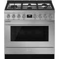  Smeg 36-inch Freestanding Gas Range with Triple Convection CPF36UGGX IMAGE 1