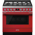  Smeg 36-inch Freestanding Gas Range with Triple Convection CPF36UGGR IMAGE 1