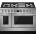 Smeg 48-inch Freestanding Dual-Fuel Range with True European Triple Convection CPF48UGMX IMAGE 1