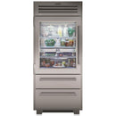  Sub-Zero 36-inch, 22.7 cu.ft. Built-in Bottom-Freezer Refrigerator with Interior Ice Maker PRO3650G-LH IMAGE 1