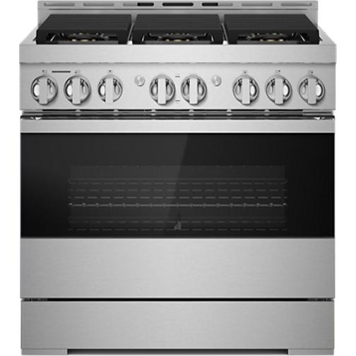 JennAir 36-inch Freestanding Gas Range with JennAir® Culinary Centre JGRP436HM IMAGE 1