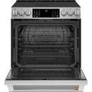Café 30-inch Slide-in Electric Range with Warming Drawer CCES700P2MS1 IMAGE 4