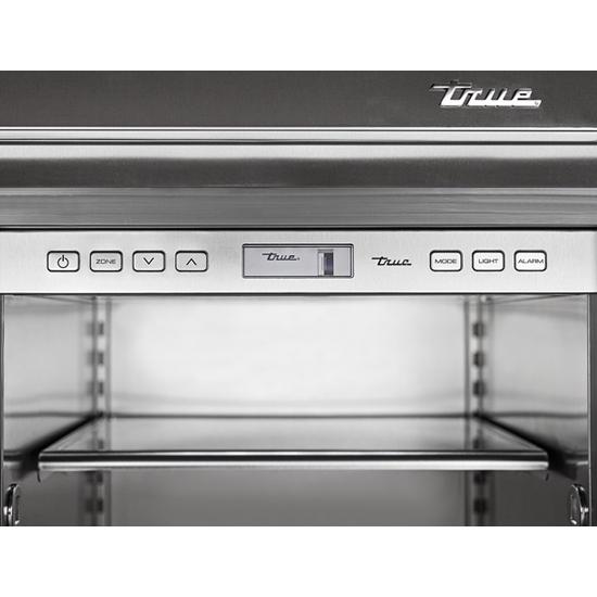 True Residential 48-inch, 29.4 cu. ft. Side-by-Side Refrigerator with glass door TR-48SBS-SG-B IMAGE 2