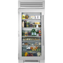 True Residential 36-inch, 27.7 cu. ft. All Refrigerator with Glass Door TR-36REF-L-SG-A IMAGE 1