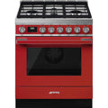  Smeg 30-inch Freestanding Gas Range with CPF30UGGR IMAGE 1