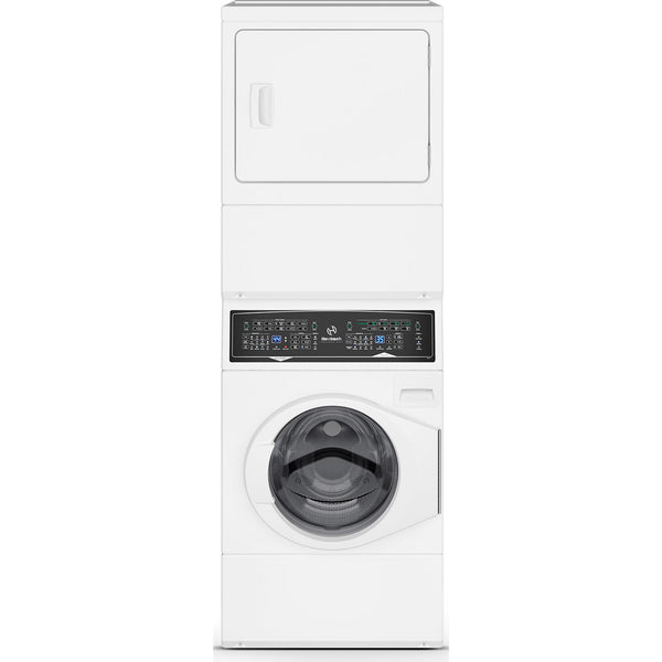 Huebsch Stacked Washer/Dryer Electric Laundry Center with Eco Cycle ZTEE9ASP286CW01 IMAGE 1