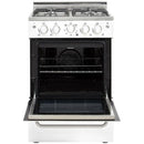 Unique Appliances 24-inch Freestanding Gas Range UGP-24V PC1 W IMAGE 3