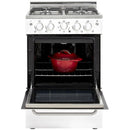 Unique Appliances 24-inch Freestanding Gas Range UGP-24V PC1 W IMAGE 4