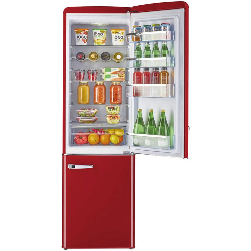 Unique Appliances 21.6-inch, 8.7 cu.ft. Freestanding Bottom Freezer Refrigerator with Wine Racks UGP-275L CR AC IMAGE 4