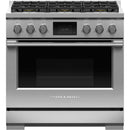 Fisher & Paykel 36-inch Freestanding Dual-Fuel Range with 6 Burners RDV3-366-L IMAGE 1