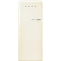 Smeg 24-inch, 9.92 cu. ft. Top Freezer Refrigerator FAB28ULCR3 IMAGE 1