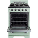 Unique Appliances 24-inch Freestanding Gas Range with Convection Technology UGP-24CR LG IMAGE 2