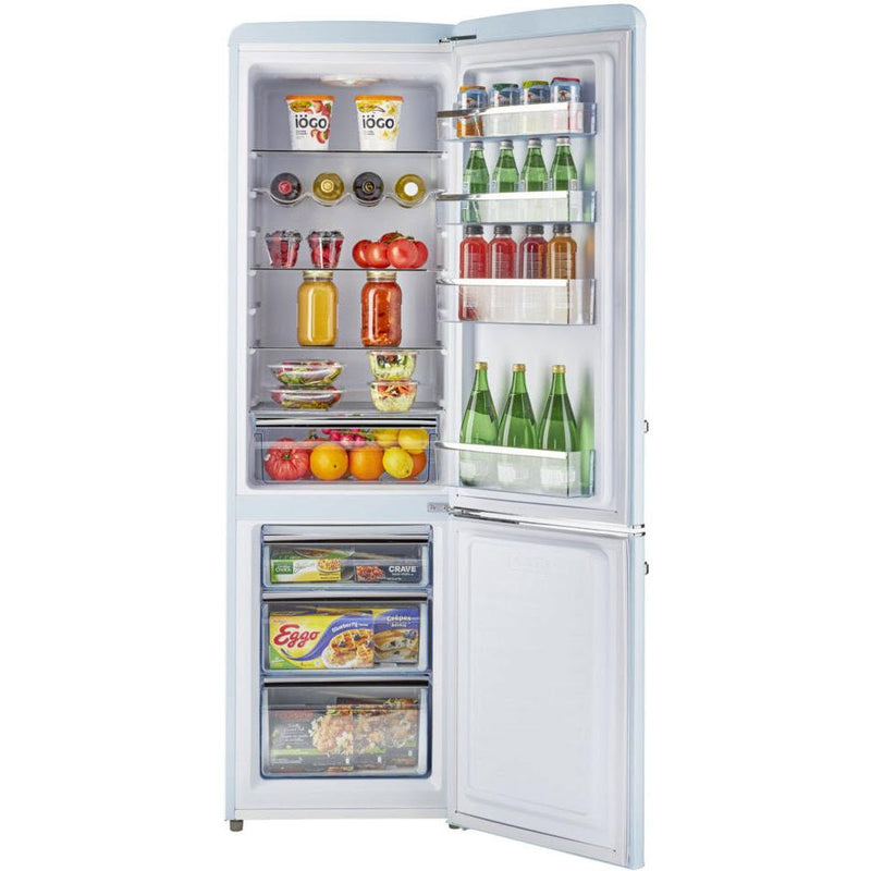 Unique Appliances 21.6-inch, 8.7 cu.ft. Freestanding Bottom Freezer Refrigerator with Wine Racks UGP-275L LB AC IMAGE 5