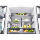 Dacor 36-inch, 21.3 cu.ft. Built-in French 3-Door Refrigerator with 3DLighting™ DRF365300AP/DA IMAGE 6