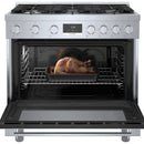  Bosch 36-inch Freestanding Gas Range with Convection Technology HGS8655UC IMAGE 4