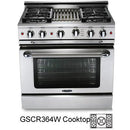 Capital 36-inch Freestanding Gas Range GSCR364W-N IMAGE 1