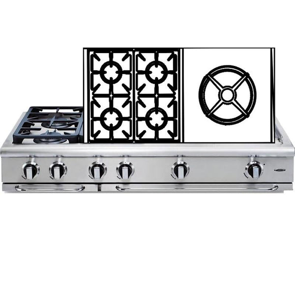 Capital 48-inch Gas Rangetop GRT484W-N IMAGE 1