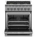Fisher & Paykel 30-inch Freestanding Gas Range with Dual Flow Burners™ RGV3-305-N IMAGE 2