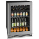 U-Line 5.5 cu. ft. Built-In Beverage Center with Door Lock UHBV124-SG31A IMAGE 1