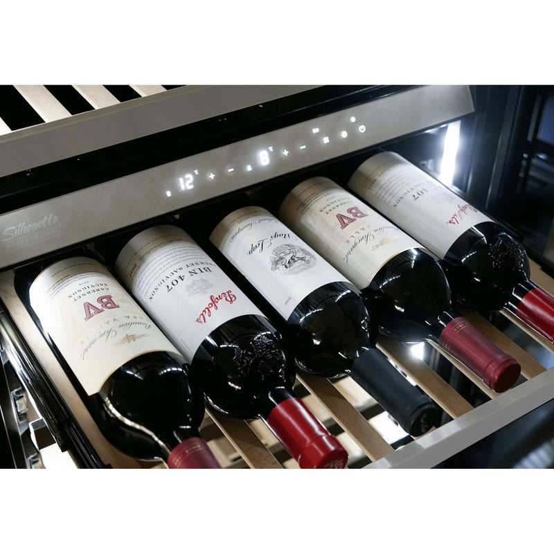  Silhouette 129-Bottle Professional Series Wine Cellar with Two Zones SPRWC140D1SS IMAGE 10