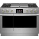 Monogram 48-inch Freestanding Dual-Fuel Range with True European Convection Technology ZDP484NGTSS IMAGE 9