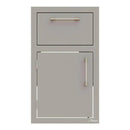 Alfresco 17in Single Drawer with Single Access Door with Left Hinge Combo Storage AXE-DDR-L-SC IMAGE 1